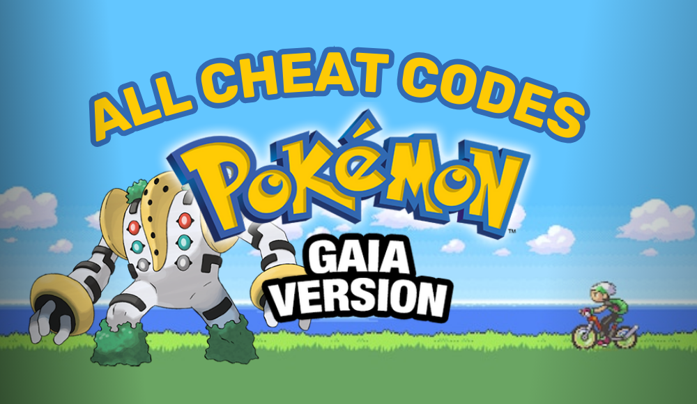 all cheat codes for pokemon gaia