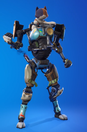 fortnite kit the cat robot