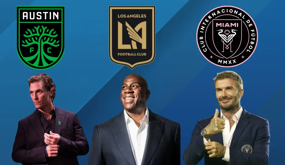 Celebrities that have a team in MLS