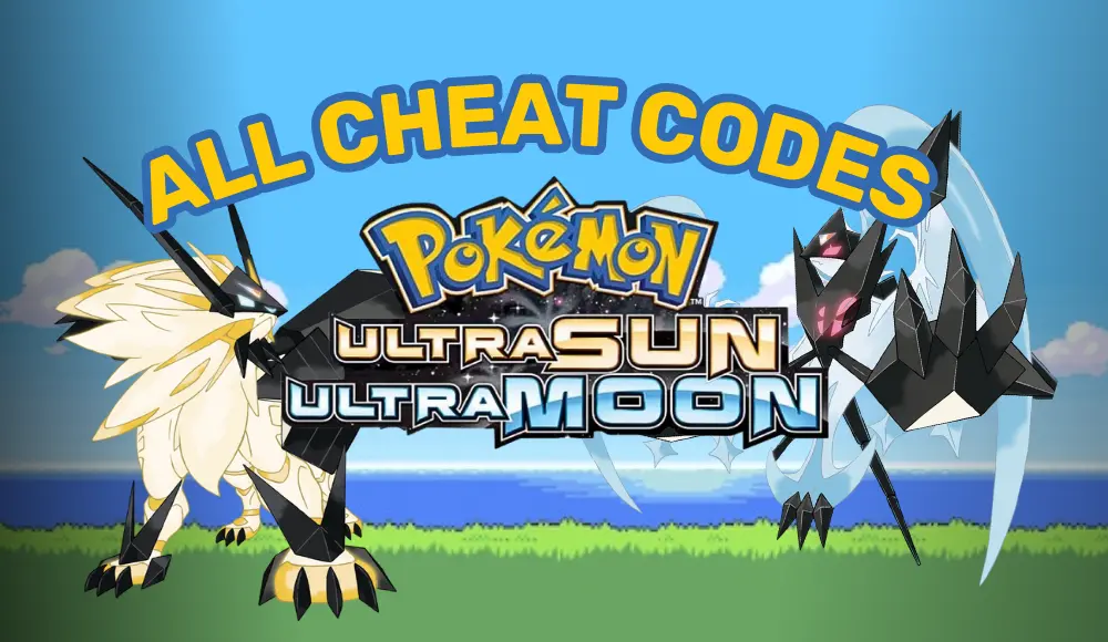 all ultramoon and ultrasun cheat codes pokemon 2024